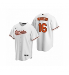 Men's Baltimore Orioles #16 Trey Mancini Nike White 2020 Replica Home Jersey