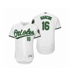 Men's Orioles Trey Mancini #16 White Turn Back the Clock Earth Day Throwback Jersey