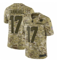 Men's Nike Miami Dolphins #17 Ryan Tannehill Limited Camo 2018 Salute to Service NFL Jersey