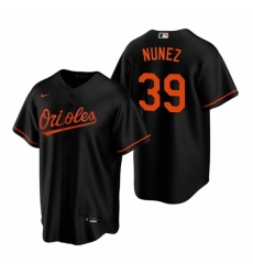 Men's Nike Baltimore Orioles #39 Renato Nunez Black Alternate Stitched Baseball Jersey