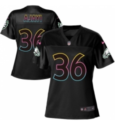 Women's Nike Philadelphia Eagles #36 Jay Ajayi Game Black Fashion NFL Jersey