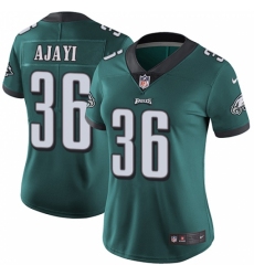 Women's Nike Philadelphia Eagles #36 Jay Ajayi Midnight Green Team Color Vapor Untouchable Limited Player NFL Jersey