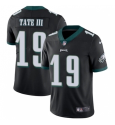 Men's Nike Philadelphia Eagles #19 Golden Tate III Black Alternate Vapor Untouchable Limited Player NFL Jersey