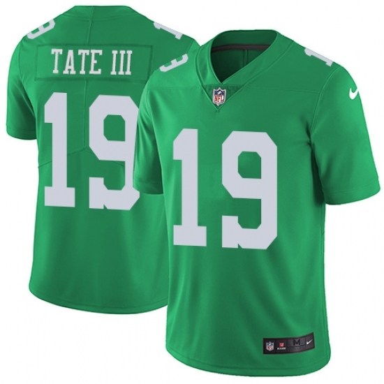 Youth Nike Philadelphia Eagles #19 Golden Tate III Limited Green Rush Vapor Untouchable NFL Jersey Youth Nike Philadelphia Eagles #19 Golden Tate III Limited Green Rush Vapor Untouchable NFL Jersey