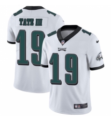 Youth Nike Philadelphia Eagles #19 Golden Tate III White Vapor Untouchable Limited Player NFL Jersey