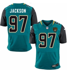 Men's Nike Jacksonville Jaguars #97 Malik Jackson Teal Green Team Color Vapor Untouchable Elite Player NFL Jersey