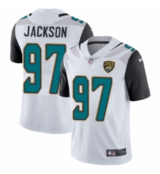 Men's Nike Jacksonville Jaguars #97 Malik Jackson White Vapor Untouchable Limited Player NFL Jersey