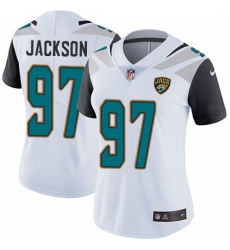 Women's Nike Jacksonville Jaguars #97 Malik Jackson Elite White NFL Jersey