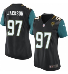 Women's Nike Jacksonville Jaguars #97 Malik Jackson Game Black Alternate NFL Jersey