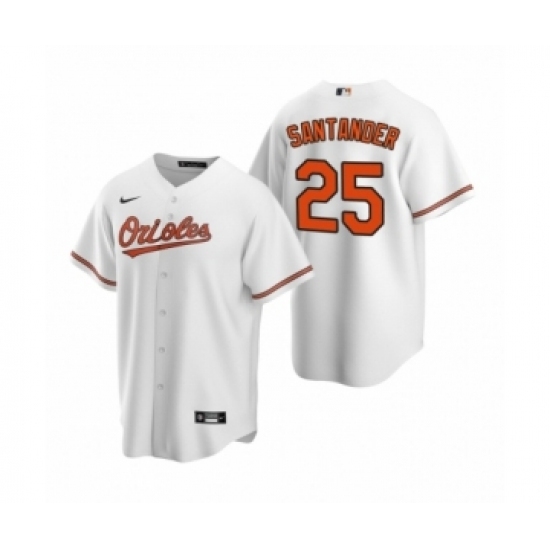Men's Baltimore Orioles #25 Anthony Santander Nike White 2020 Replica Home Jersey Men's Baltimore Orioles #25 Anthony Santander Nike White 2020 Replica Home Jersey