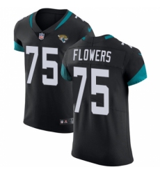 Men's Nike Jacksonville Jaguars #75 Ereck Flowers Black Team Color Vapor Untouchable Elite Player NFL Jersey