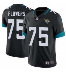 Men's Nike Jacksonville Jaguars #75 Ereck Flowers Black Team Color Vapor Untouchable Limited Player NFL Jersey