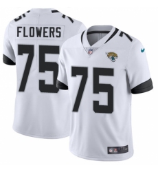 Men's Nike Jacksonville Jaguars #75 Ereck Flowers White Vapor Untouchable Limited Player NFL Jersey