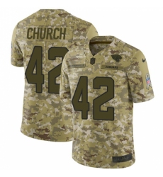Youth Nike Jacksonville Jaguars #42 Barry Church Limited Camo 2018 Salute to Service NFL Jerseyy