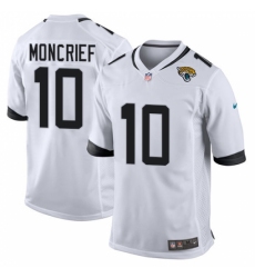 Men's Nike Jacksonville Jaguars #10 Donte Moncrief Game White NFL Jersey