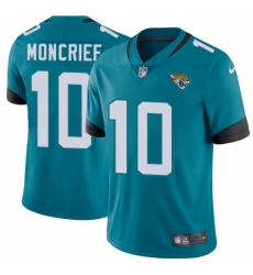 Men's Nike Jacksonville Jaguars #10 Donte Moncrief Teal Green Alternate Vapor Untouchable Limited Player NFL Jersey