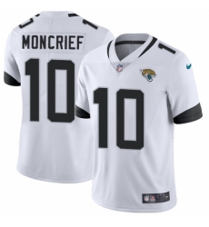 Men's Nike Jacksonville Jaguars #10 Donte Moncrief White Vapor Untouchable Limited Player NFL Jersey