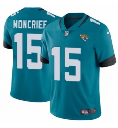 Men's Nike Jacksonville Jaguars #15 Donte Moncrief Black Alternate Vapor Untouchable Limited Player NFL Jersey