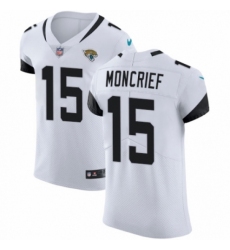 Men's Nike Jacksonville Jaguars #15 Donte Moncrief White Vapor Untouchable Elite Player NFL Jersey