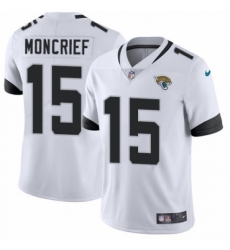 Men's Nike Jacksonville Jaguars #15 Donte Moncrief White Vapor Untouchable Limited Player NFL Jersey