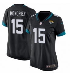 Women's Nike Jacksonville Jaguars #15 Donte Moncrief Game Teal Green Team Color NFL Jersey