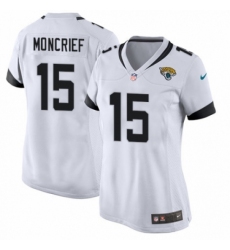 Women's Nike Jacksonville Jaguars #15 Donte Moncrief Game White NFL Jersey