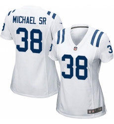 Women's Nike Indianapolis Colts #38 Christine Michael Sr Game White NFL Jersey