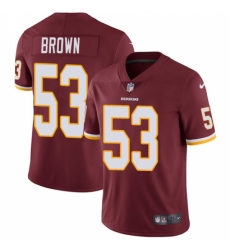 Youth Nike Washington Redskins #53 Zach Brown Burgundy Red Team Color Vapor Untouchable Limited Player NFL Jersey