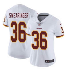 Women's Nike Washington Redskins #36 D.J. Swearinger White Vapor Untouchable Limited Player NFL Jersey