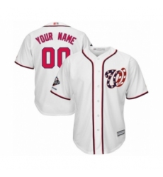 Youth Washington Nationals Customized Authentic White Home Cool Base 2019 World Series Champions Baseball Jersey