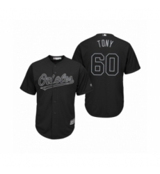 Men's Baltimore Orioles #60 Mychal Givens Tony Black 2019 Players Weekend Replica Jersey