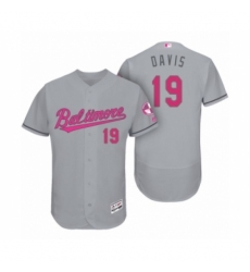 Men's Baltimore Orioles #19 Chris Davis Nike White Authentic Golden Edition Jersey