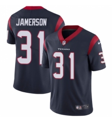 Men's Nike Houston Texans #31 Natrell Jamerson Navy Blue Team Color Vapor Untouchable Limited Player NFL Jersey