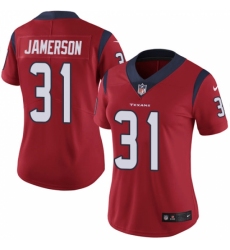 Women's Nike Houston Texans #31 Natrell Jamerson Red Alternate Vapor Untouchable Limited Player NFL Jersey
