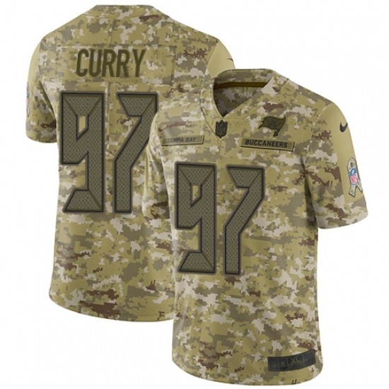 Men's Nike Tampa Bay Buccaneers #97 Vinny Curry Limited Camo 2018 Salute to Service NFL Jersey Men's Nike Tampa Bay Buccaneers #97 Vinny Curry Limited Camo 2018 Salute to Service NFL Jersey