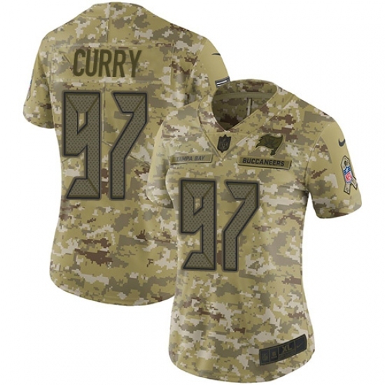 Women's Nike Tampa Bay Buccaneers #97 Vinny Curry Limited Camo 2018 Salute to Service NFL Jersey Women's Nike Tampa Bay Buccaneers #97 Vinny Curry Limited Camo 2018 Salute to Service NFL Jersey