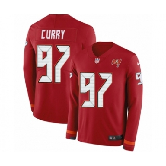 Youth Nike Tampa Bay Buccaneers #97 Vinny Curry Limited Red Therma Long Sleeve NFL Jerse Youth Nike Tampa Bay Buccaneers #97 Vinny Curry Limited Red Therma Long Sleeve NFL Jerse