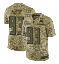 Men's Nike Tampa Bay Buccaneers #93 Gerald McCoy Limited Camo 2018 Salute to Service NFL Jersey