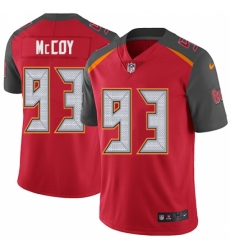 Men's Nike Tampa Bay Buccaneers #93 Gerald McCoy Red Team Color Vapor Untouchable Limited Player NFL Jersey