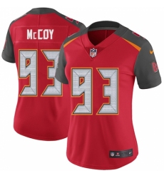Women's Nike Tampa Bay Buccaneers #93 Gerald McCoy Red Team Color Vapor Untouchable Limited Player NFL Jersey