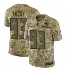 Youth Nike Tampa Bay Buccaneers #93 Gerald McCoy Limited Camo 2018 Salute to Service NFL Jersey