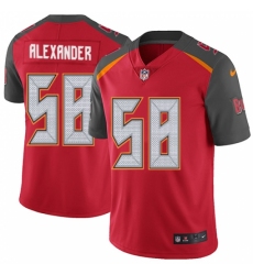 Men's Nike Tampa Bay Buccaneers #58 Kwon Alexander Limited Red Rush Drift Fashion NFL Jersey