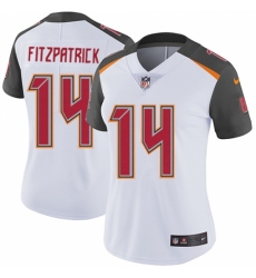 Women's Nike Tampa Bay Buccaneers #14 Ryan Fitzpatrick White Vapor Untouchable Limited Player NFL Jersey