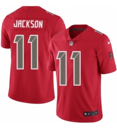 Men's Nike Tampa Bay Buccaneers #11 DeSean Jackson Limited Red Rush Vapor Untouchable NFL Jersey