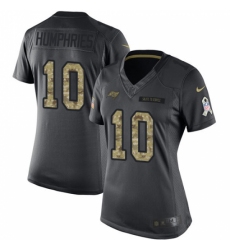 Women's Nike Tampa Bay Buccaneers #10 Adam Humphries Limited Black 2016 Salute to Service NFL Jersey