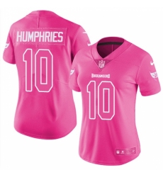 Women's Nike Tampa Bay Buccaneers #10 Adam Humphries Limited Pink Rush Fashion NFL Jersey