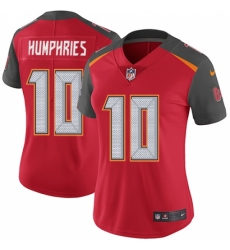 Women's Nike Tampa Bay Buccaneers #10 Adam Humphries Red Team Color Vapor Untouchable Limited Player NFL Jersey