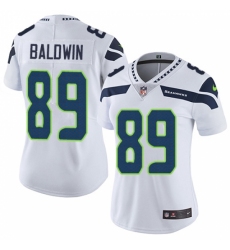 Women's Nike Seattle Seahawks #89 Doug Baldwin White Vapor Untouchable Limited Player NFL Jersey