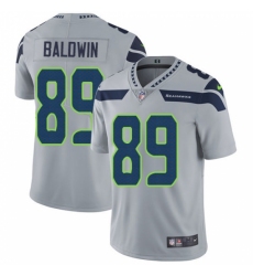 Youth Nike Seattle Seahawks #89 Doug Baldwin Elite Grey Alternate NFL Jersey