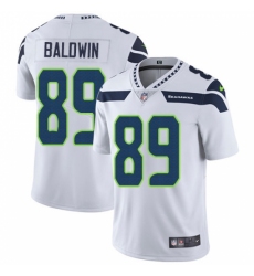 Youth Nike Seattle Seahawks #89 Doug Baldwin White Vapor Untouchable Limited Player NFL Jersey